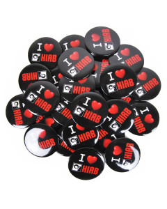 I LOVE HIAB pin 100 pcs