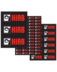 Office stickers HIAB logo